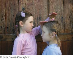 girls compare height